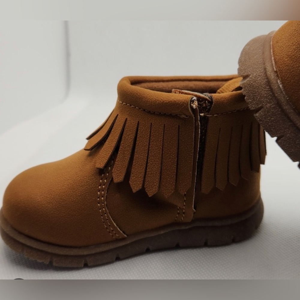 Simple Joys by Carter's Unisex Kids' London First Walker Shoe brown